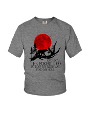 AND INTO THE FOREST I GO Youth T-Shirt thumbnail