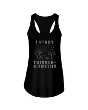 I STUDY TRIGGER-NOMITRY Ladies Flowy Tank tile