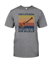 I PLAY A LITTLE GUITAR Classic T-Shirt front