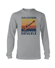 I PLAY A LITTLE GUITAR Long Sleeve Tee tile
