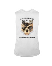 EASILY DISTACTED BY RACCOONS AND SKULLS Sleeveless Tee tile