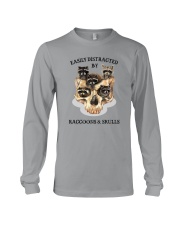 EASILY DISTACTED BY RACCOONS AND SKULLS Long Sleeve Tee tile