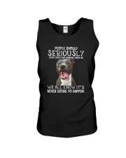 STOP EXPECTING NORMAL FROM ME PITBULL Unisex Tank thumbnail