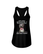 STOP EXPECTING NORMAL FROM ME PITBULL Ladies Flowy Tank thumbnail