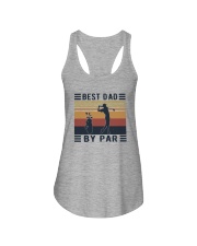 BEST DAD BY PAR GOLF Ladies Flowy Tank tile