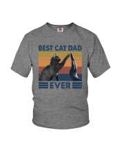 BEST CAT DAD EVER Youth T-Shirt tile