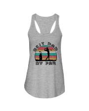 BEST GOLF DAD BY PAR VINTAGE Ladies Flowy Tank tile