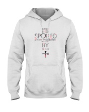 BLESSED BY GOD SPOILED BY MY HUSBAND Hooded Sweatshirt tile