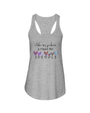 I LIKE MY PECKERS AND MAYBE 3 PEOPLE Ladies Flowy Tank tile