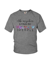 I LIKE MY PECKERS AND MAYBE 3 PEOPLE Youth T-Shirt tile