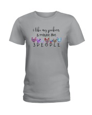 I LIKE MY PECKERS AND MAYBE 3 PEOPLE Ladies T-Shirt tile