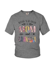 BLESSED TO BE CALLED MOM AND GRANDMA Youth T-Shirt thumbnail