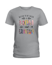 BLESSED TO BE CALLED MOM AND GRANDMA Ladies T-Shirt thumbnail