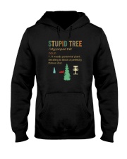 STUPID TREE DISC GOLF Hooded Sweatshirt tile