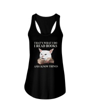 I READ BOOKS AND I KNOW THINGS Ladies Flowy Tank thumbnail
