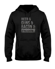 BEER GUNS BACON FREEDOM Hooded Sweatshirt tile