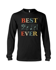 BEST MUSIC NOTES DAD EVER Long Sleeve Tee thumbnail
