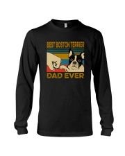 BEST BOSTON TERRIER DAD EVER Long Sleeve Tee thumbnail