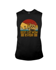 BEST CAT MOM EVER VINTAGE Sleeveless Tee thumbnail
