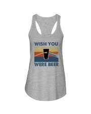 WISH YOU WERE BEER VINTAGE Ladies Flowy Tank thumbnail