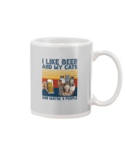 I LIKE BEER AND MY CATS Mug tile