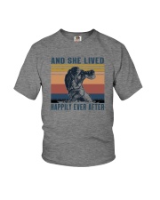 AND SHE LIVED HAPILY EVER AFTER Youth T-Shirt thumbnail