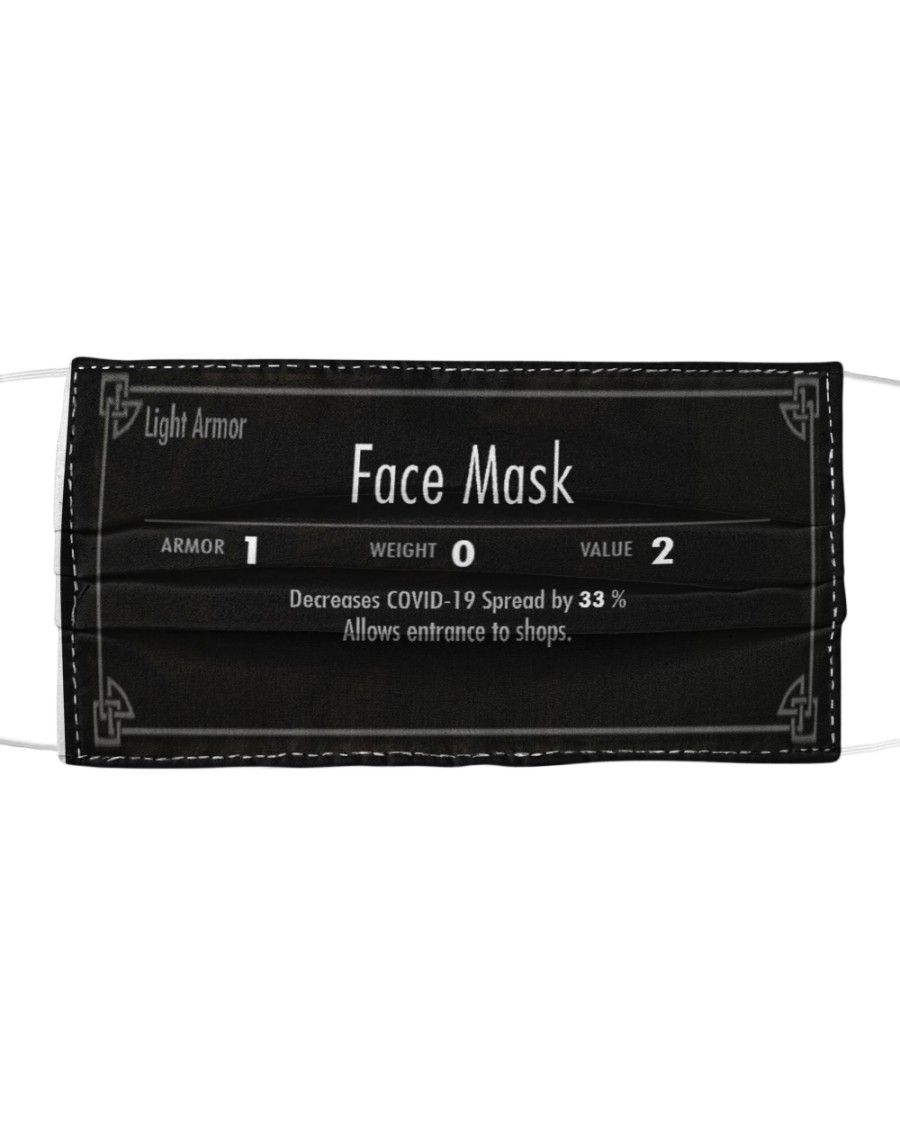 RPG Style Face Mask Cloth face mask