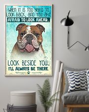 English Bulldog - Beside You Vertical Poster 11x17 Poster lifestyle-poster-1