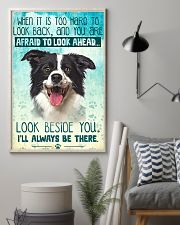 Border Collie - Beside You Vertical Poster 11x17 Poster lifestyle-poster-1