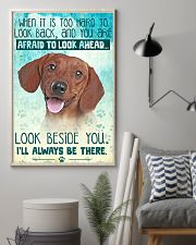 Dachshund-02 - Beside You Vertical Poster 11x17 Poster lifestyle-poster-1