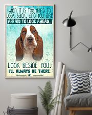 Basset Hound - Beside You Vertical Poster 11x17 Poster lifestyle-poster-1