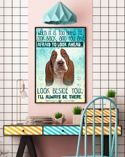 Basset Hound - Beside You Vertical Poster 11x17 Poster lifestyle-poster-6