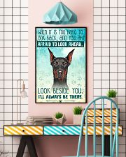 Doberman - Beside You Vertical Poster 11x17 Poster lifestyle-poster-6