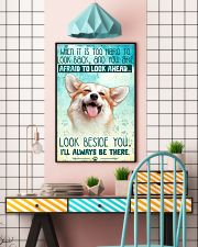 Corgi - Beside You Vertical Poster 11x17 Poster lifestyle-poster-6