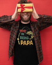 Hooked On Being Papa Classic T-Shirt apparel-classic-tshirt-lifestyle-front-80