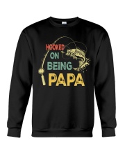 Hooked On Being Papa Crewneck Sweatshirt tile