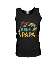 Hooked On Being Papa Unisex Tank tile
