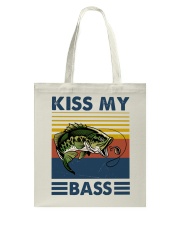 Fishing Kiss My Bass Tote Bag tile