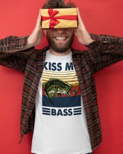 Fishing Kiss My Bass Classic T-Shirt apparel-classic-tshirt-lifestyle-front-80