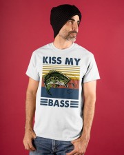 Fishing Kiss My Bass Classic T-Shirt apparel-classic-tshirt-lifestyle-front-89