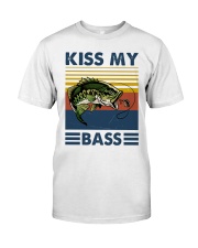 Fishing Kiss My Bass Classic T-Shirt front