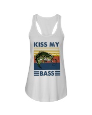 Fishing Kiss My Bass Ladies Flowy Tank tile