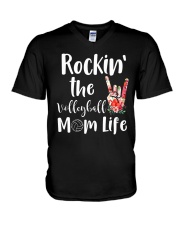 Volleyball Mom V-Neck T-Shirt thumbnail