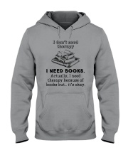 I Need Books Hooded Sweatshirt thumbnail