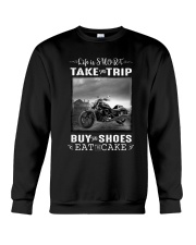 Motorcycle - Life Is Short - Take The Trip Crewneck Sweatshirt thumbnail