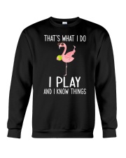 Tennis I Play And I Know Things Crewneck Sweatshirt thumbnail