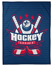 Hockey Funny Blanket Tournament Graphic Design Small Fleece Blanket - 30" x 40" front