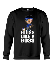Volleyball Floss Like A Boss Crewneck Sweatshirt thumbnail