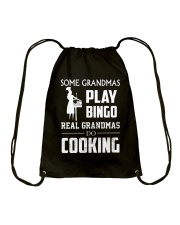 Real Grandmas Do Cooking Drawstring Bag thumbnail
