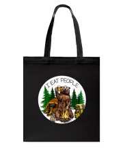 Hiking I Eat People Tote Bag thumbnail